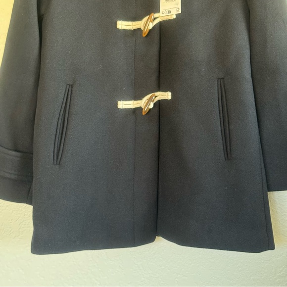 NWT MANGO Hooded Wool Coat size XS - Picture 14 of 16